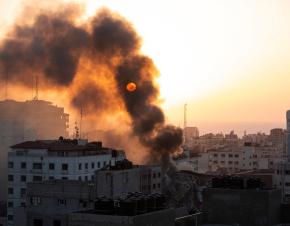 Gaza City, May 12.Credit...Khalil Hamra/Associated Press