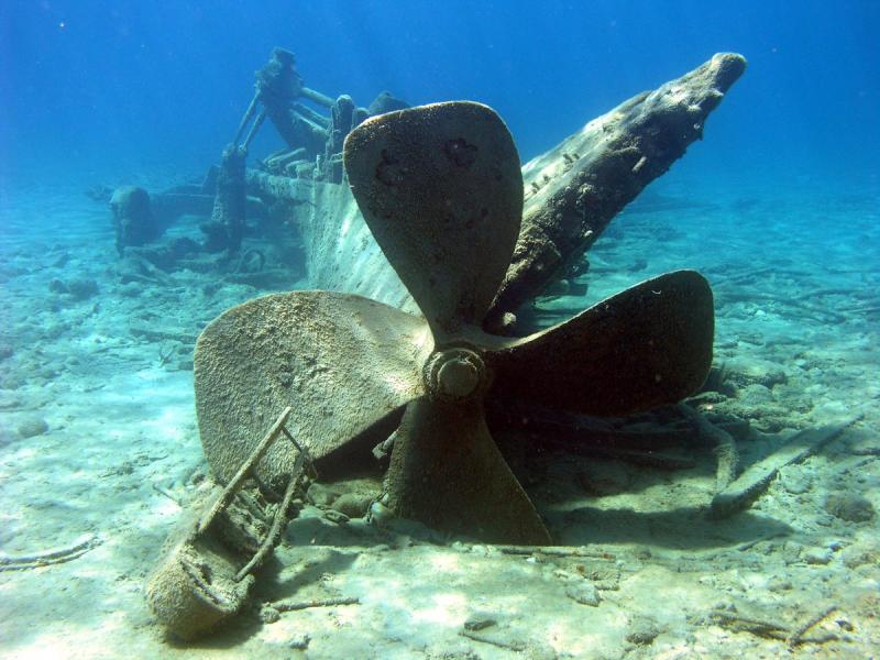 في العام 1907 احترقت سفينة مونوهانسيت وغرقت قبالة ساحل جزيرة ثاندر باي (Facebook/Alpena Shipwreck Tours)
