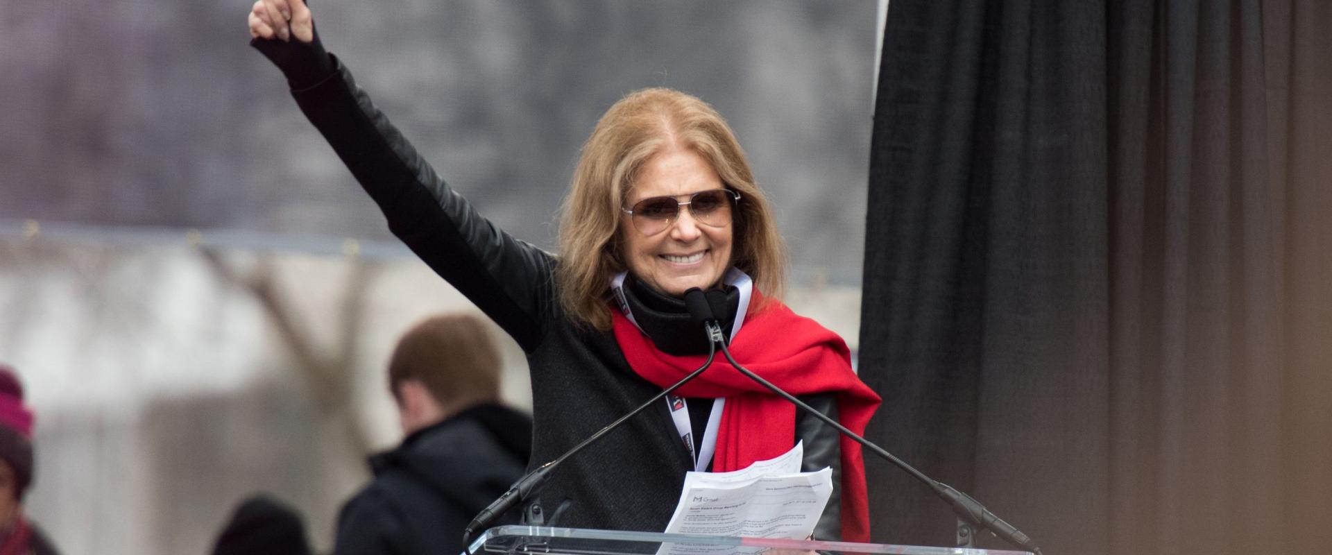 غلوريا ستاينم ، مصدر الصورة elle غلوريا ستاينم ، مصدر الصورة elle