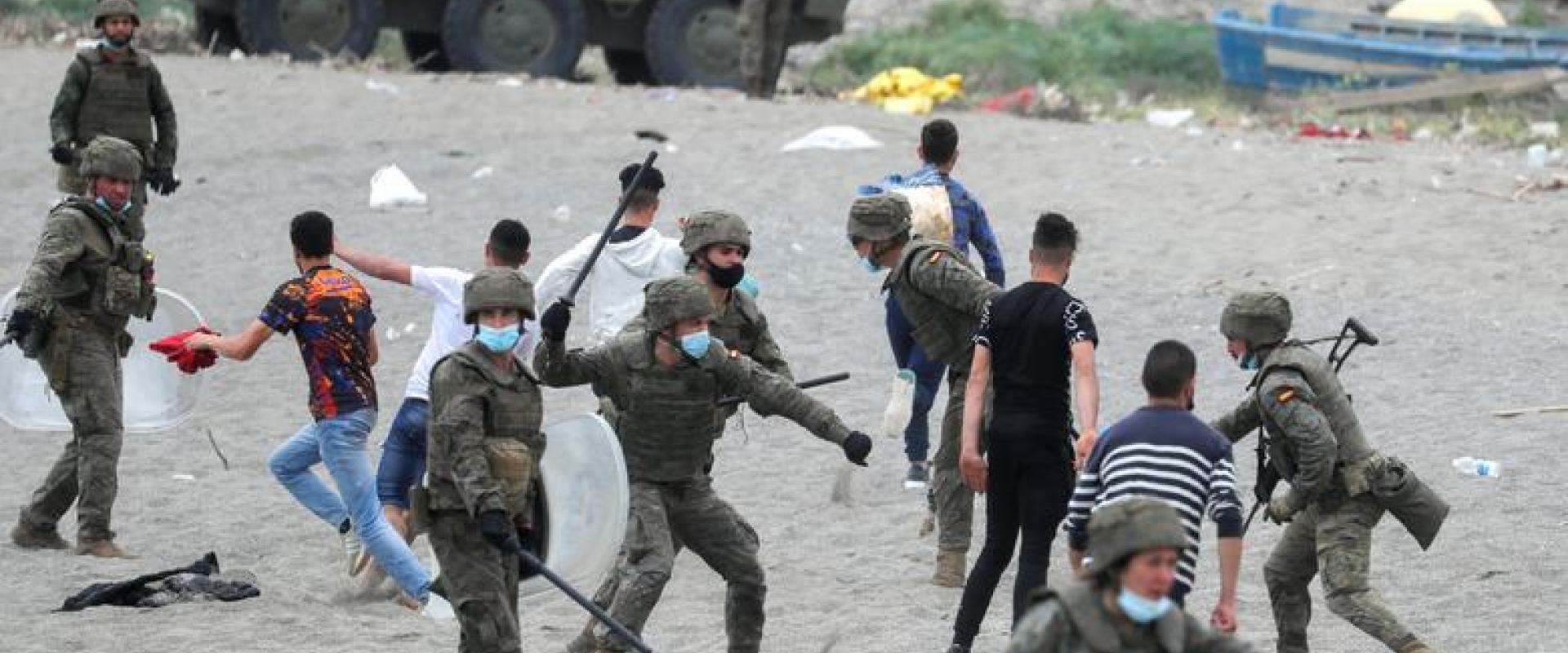 سبتة، الصورة نقلا عن رويترز