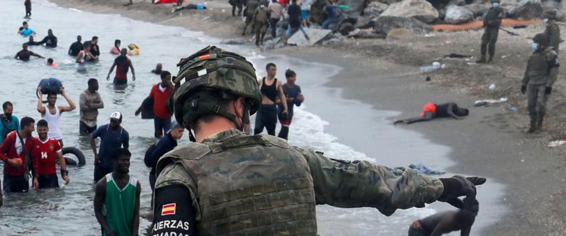 سبتة، الصورة نقلا عن رويترز