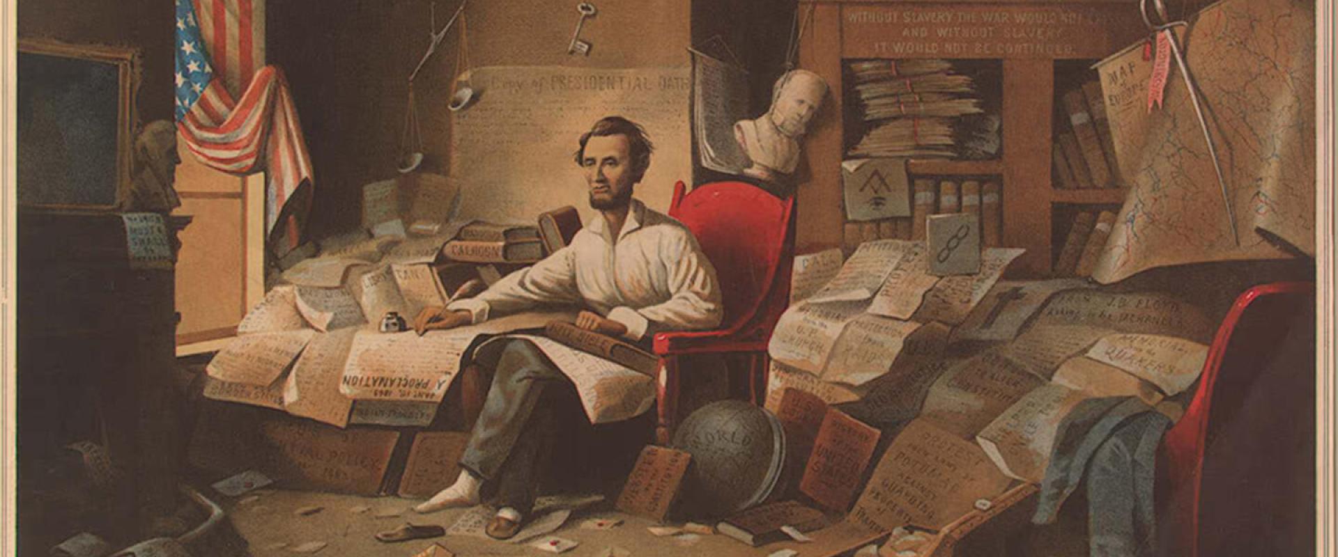 إعلان تحرير العبيد ، ابراهيم لنكولن