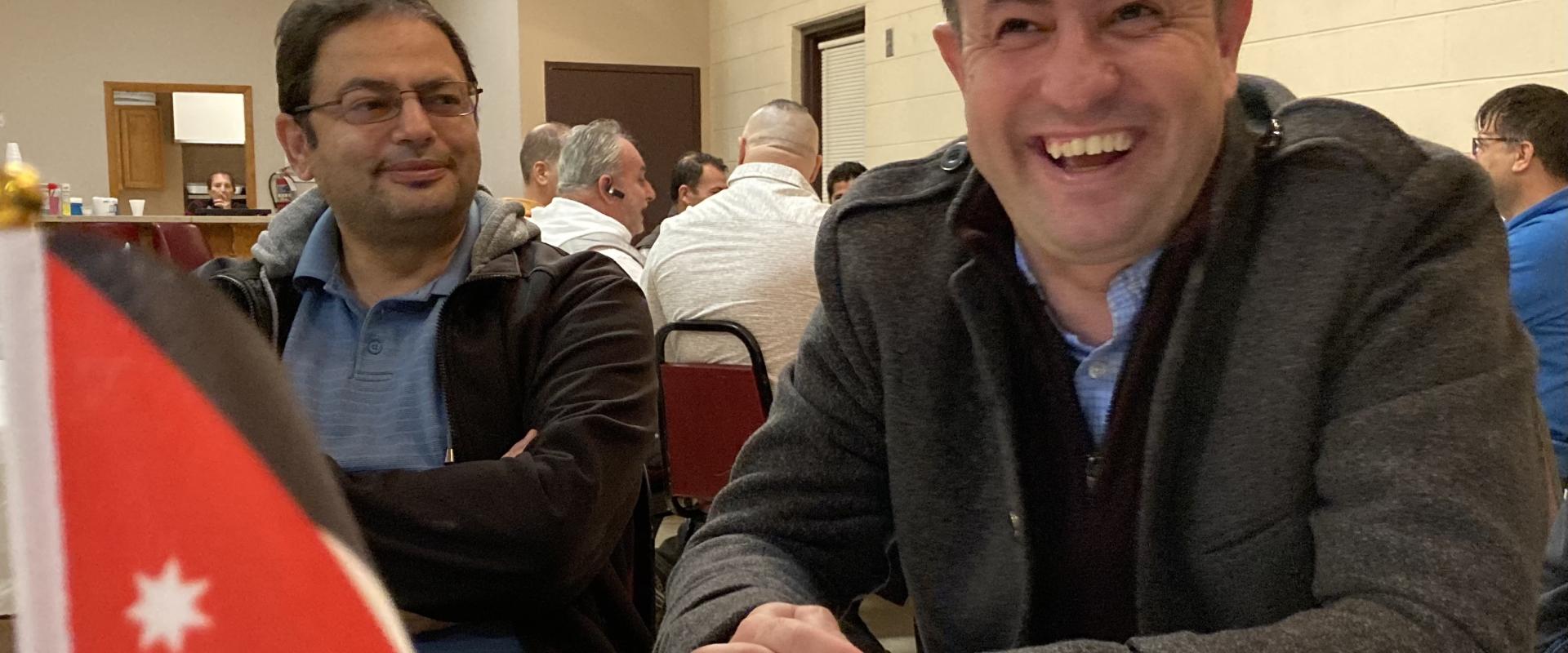 أثناء اجتماع الجمعية الاردنية الامريكية في وسط أوهايو