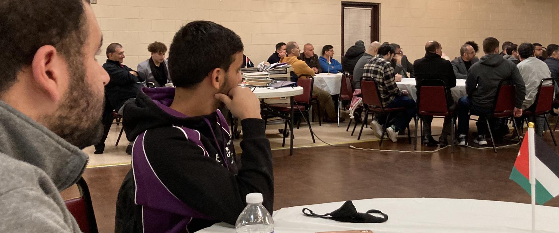 أثناء اجتماع الجمعية الاردنية الامريكية في وسط أوهايو