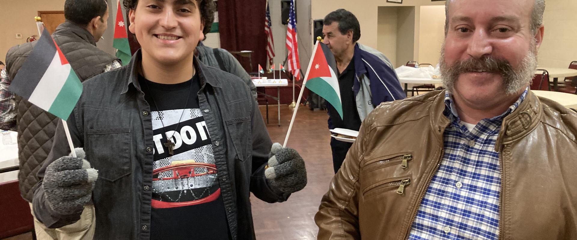 أثناء اجتماع الجمعية الاردنية الامريكية في وسط أوهايو