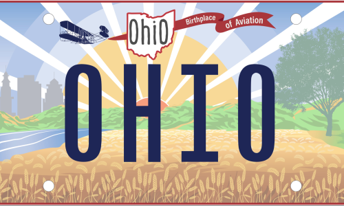 لوحة ترخيص سيارات أوهايو الجديدة Sunrise in Ohio لوحة ترخيص سيارات أوهايو الجديدة Sunrise in Ohio