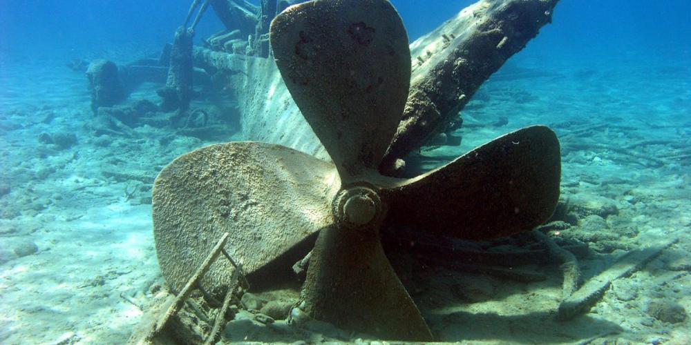 في العام 1907 احترقت سفينة مونوهانسيت وغرقت قبالة ساحل جزيرة ثاندر باي (Facebook/Alpena Shipwreck Tours) في العام 1907 احترقت سفينة مونوهانسيت وغرقت قبالة ساحل جزيرة ثاندر باي (Facebook/Alpena Shipwreck Tours)